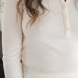 The Henley Cotton Thermal Top