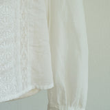 Eliza Lace Trim Blouse