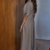Rosaline Gingham Midi Dress