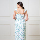 Linen Flutter Party Dress