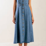 Nora Denim Midi Dress