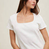 Meadow Pointelle Top