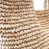 Raffia Top Handle Bag