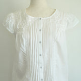 Cadence Short Sleeve Flutter Lace Top