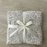 Bluebell Heirloom Organic Cotton Muslin Baby Blanket