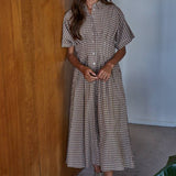 Rosaline Gingham Midi Dress