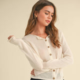 Lightweight  Button-Down Cardigan