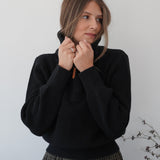 Quinn Cotton Half-Zip Sweater