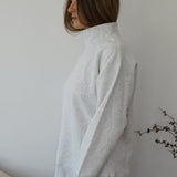 The Greer Cotton Mock-Neck Sweatshirt