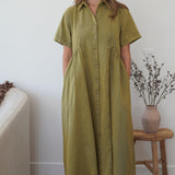 The Olive Grove Midi Dress