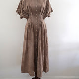 Rosaline Gingham Midi Dress