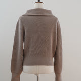 Quinn Cotton Half-Zip Sweater