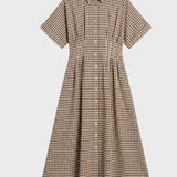 Rosaline Gingham Midi Dress