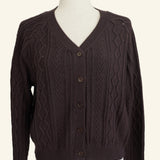 Waverly Cable Knit Cotton Cardigan