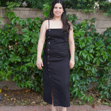 Adrienne Linen Blend Dress