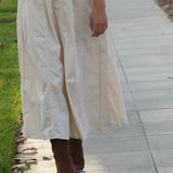 Clara Woven Midi Skirt