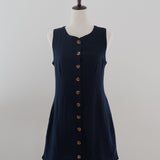 Lila Linen Blend Mini Dress