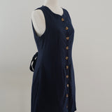 Lila Linen Blend Mini Dress