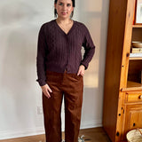 Waverly Cable Knit Cotton Cardigan