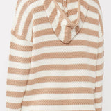 The Maren Striped Cotton Hoodie