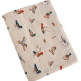 Ducks Organic Muslin Swaddle