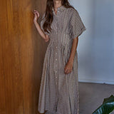 Rosaline Gingham Midi Dress