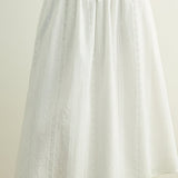 Reese Embroidered Cotton Skirt