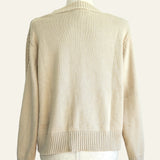 Camille Cable Knit Cotton Cardigan